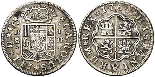 1764. Carlos III. Madrid JP. 1 ... 