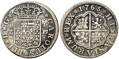 1765. Carlos III. Madrid JP. 1 ... 