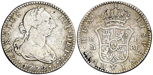 1772. Carlos III. Madrid. PJ. 1 ... 