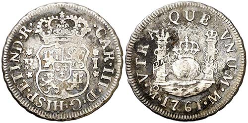1761. Carlos III. México. M. 1 ... 