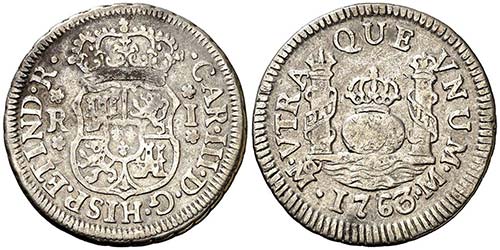 1763/2. Carlos III. México. M. 1 ... 