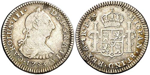 1783. Carlos III. México. FF. 1 ... 