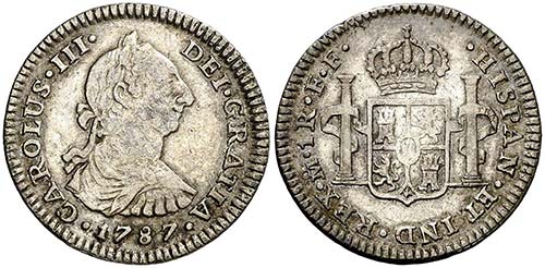 1787. Carlos III. México. FF. 1 ... 