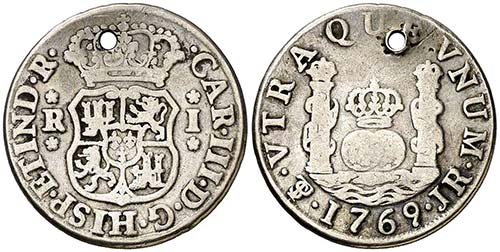 1769. Carlos III. Potosí. JR. 1 ... 