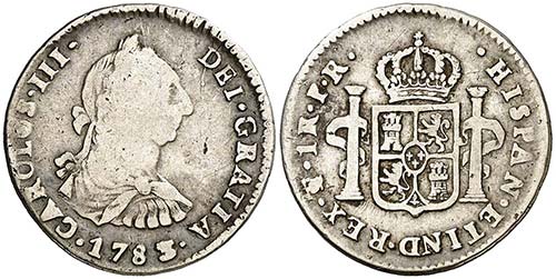 1783/2. Carlos III. Potosí. PR. 1 ... 