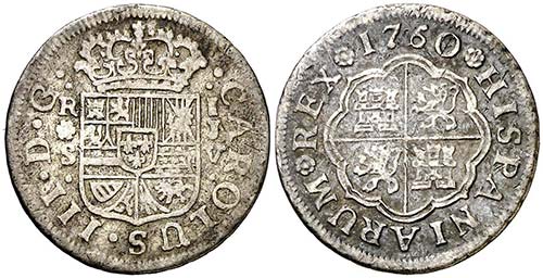 1760. Carlos III. Sevilla. JV. 1 ... 