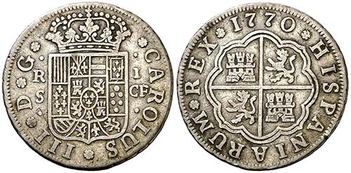 1770. Carlos III. Sevilla. CF. 1 ... 