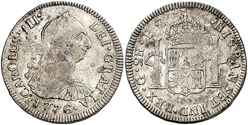 1776. Carlos III. Guatemala. P. 2 ... 