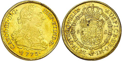 1773. Carlos III. Lima. JM. 8 ... 