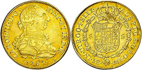 1783. Carlos III. Lima. MI. 8 ... 
