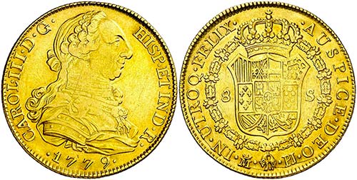 1779. Carlos III. Madrid. PJ. 8 ... 