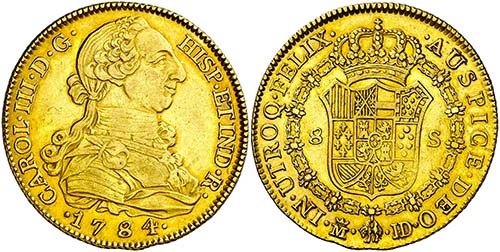 1784. Carlos III. Madrid. JD. 8 ... 