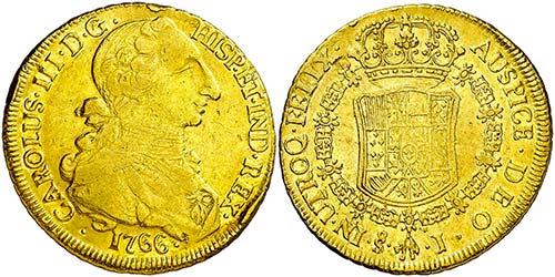 1766. Carlos III. Santiago. J. 8 ... 