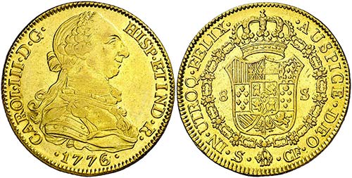 1776/5. Carlos III. Sevilla. CF. 8 ... 