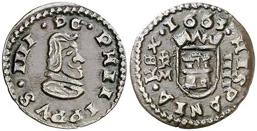 1663. Felipe IV. Trujillo. M. 4 ... 