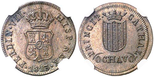 1813. Fernando VII. Catalunya ... 