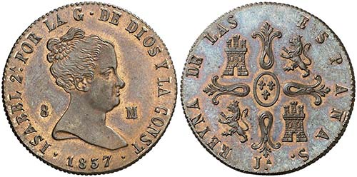 1837. Isabel II. Jubia. 8 ... 