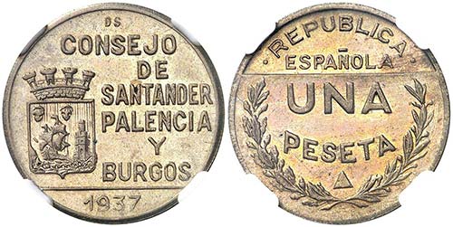 1937. Santander, Palencia y ... 