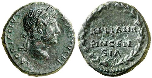 (128-129 d.C.). Adriano. ... 