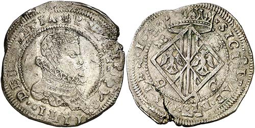 1610. Felipe III. Messina. DC. 1 ... 