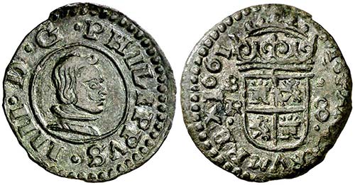 1661. Felipe IV. Sevilla. R. 8 ... 