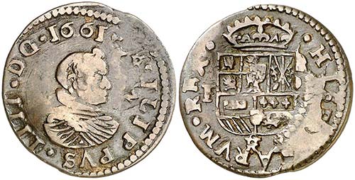 1661. Felipe IV. Trujillo. F. 16 ... 