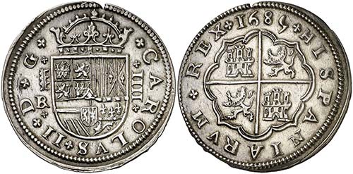 1685. Carlos II. Segovia. BR. 4 ... 