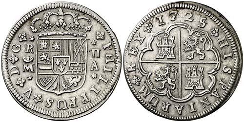 1725/4. Felipe V. Madrid. A. 2 ... 