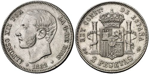 1882/81*1882/1. Alfonso XII. MSM. ... 