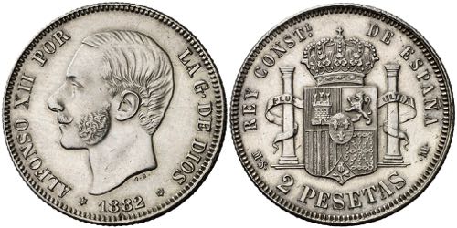 1882/81*1882. Alfonso XII. MSM. 2 ... 