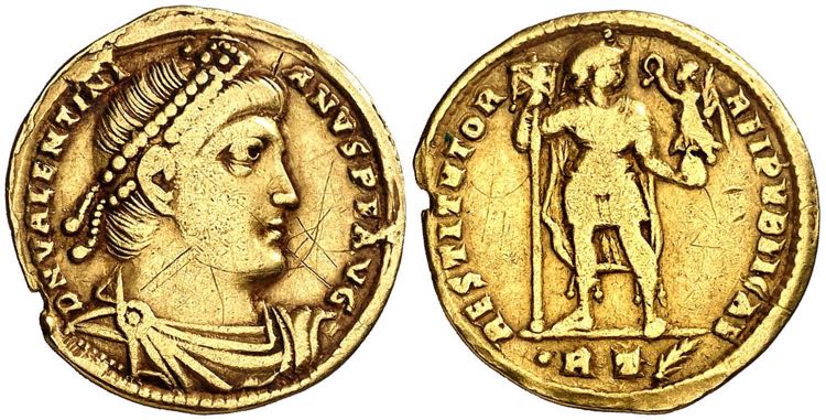 (364 d.C.). Valentiniano I. Roma. ... 
