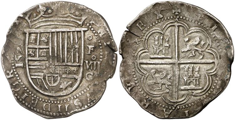 1590. Felipe II. Granada. F. 8 ... 