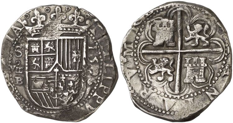 1596. Felipe II. Sevilla. B. 8 ... 