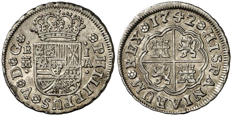 1742. Felipe V. Madrid. JA. 1 ... 