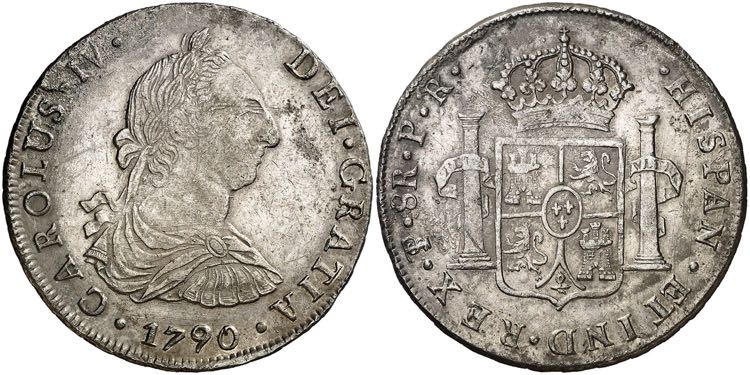 1790. Carlos IV. Potosí. PR. 8 ... 