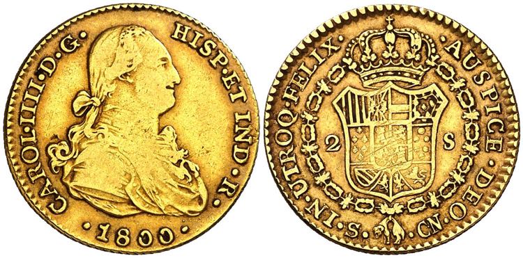 1800. Carlos IV. Sevilla. CN. 2 ... 