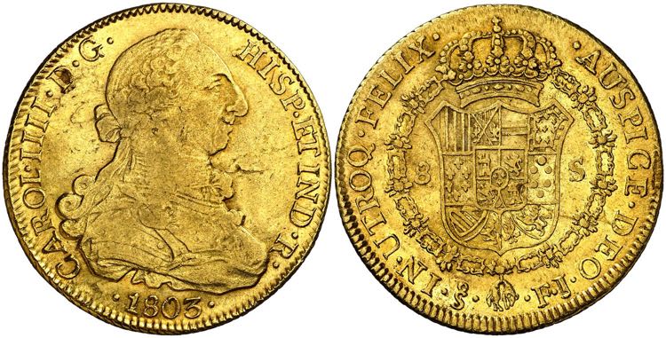 1803. Carlos IV. Santiago. FJ. 8 ... 