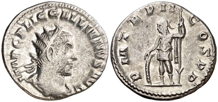 (254 d.C.). Galieno. Antoniniano. ... 