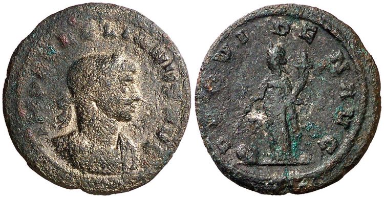 (274-275 d.C.). Aureliano. Denario ... 