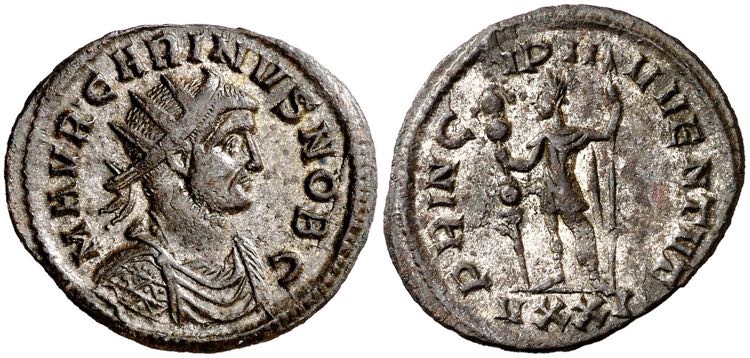 (282 d.C.). Carino. Antoniniano. ... 