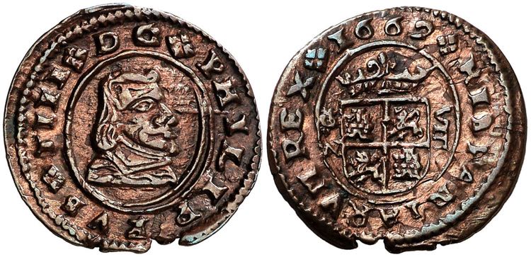 1662. Felipe IV. Granada. N. 8 ... 