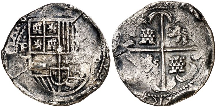 Felipe IV. Potosí. T. 8 reales. ... 