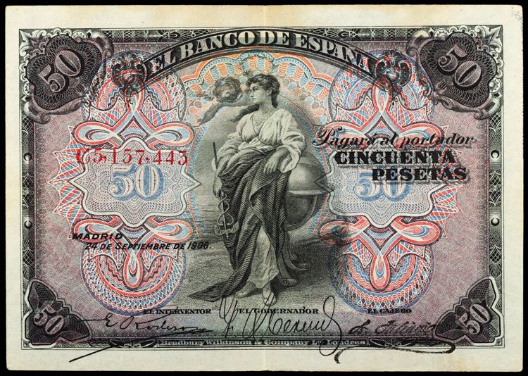 1906. 50 pesetas. (Ed. B99a) (Ed. ... 