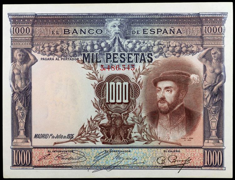 1925. 1000 pesetas. (Ed. B108) ... 