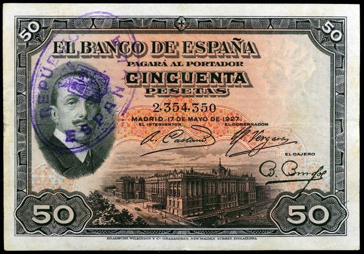 1927. 50 pesetas. (Ed. B115) (Ed. ... 