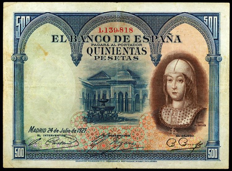 1927. 500 pesetas. (Ed. B130) (Ed. ... 