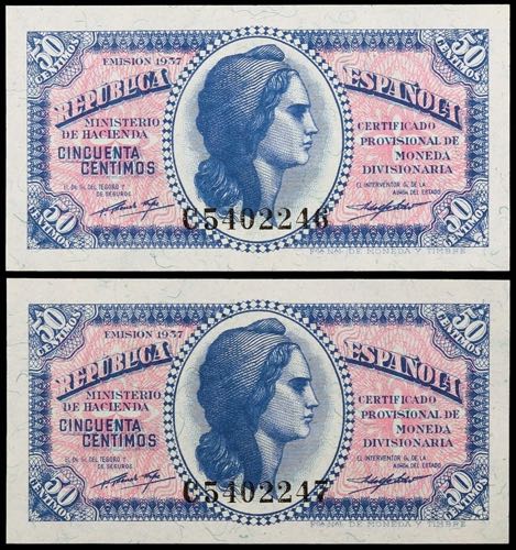 1937. 50 céntimos. (Ed. C42a) ... 