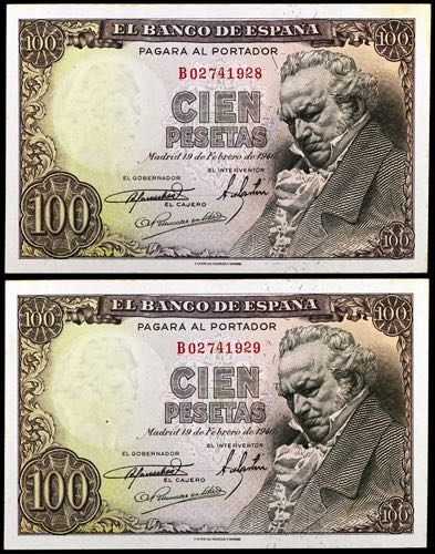 1946. 100 pesetas. (Ed. D50a) (Ed. ... 