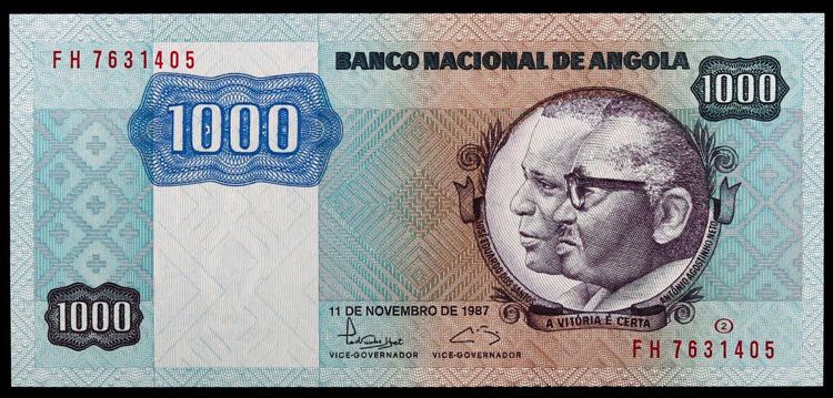 Angola. 1987. Banco Nacional. 1000 ... 