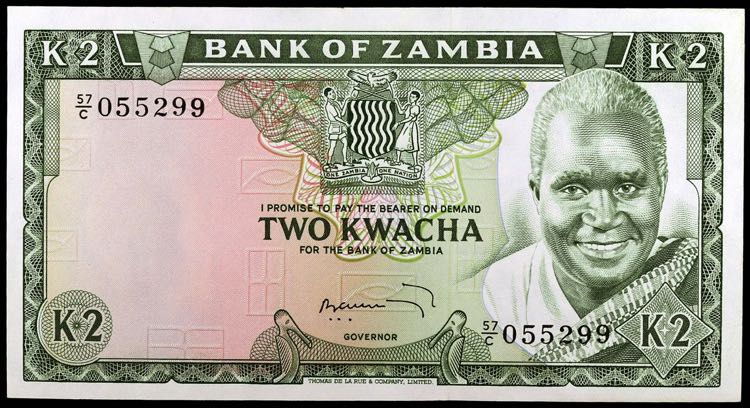 Zambia. s/d (1974). Banco de ... 